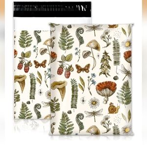 10x13 Vintage Mushroom Poly Mailers Set Of 15